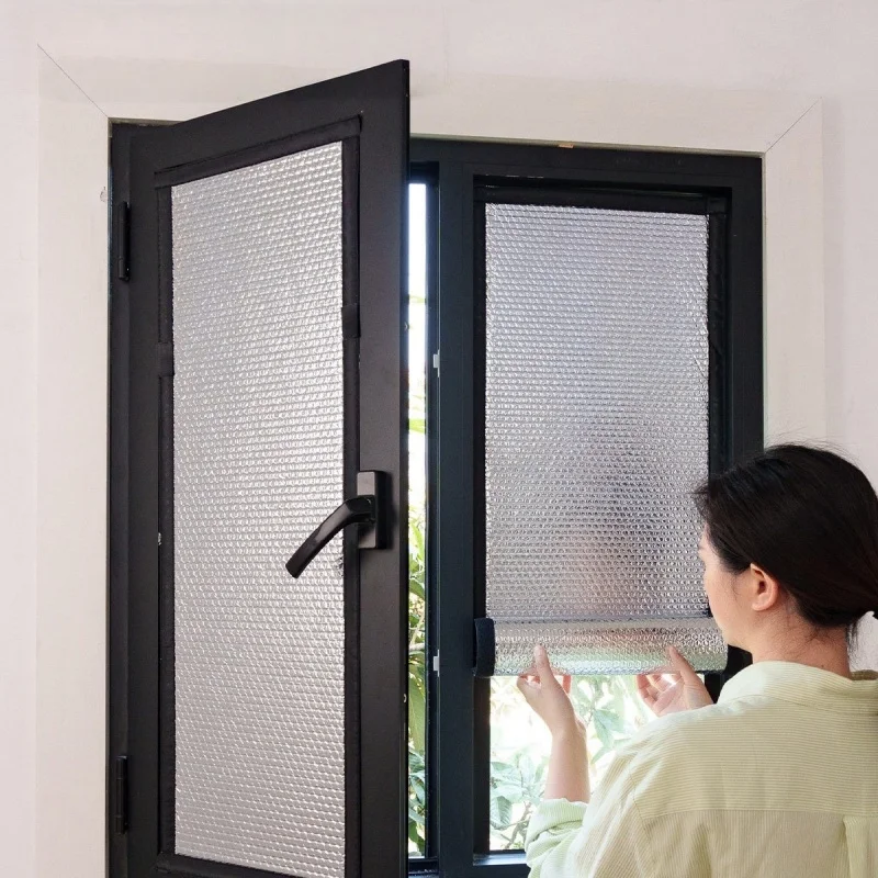 Sunshade Curtain Sunscreen Film Aluminum Foil Window Glass Insulated Roller Shutter Panel Non Perforated Hovering Sunshade Panel