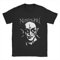 Black Metal Nosferatu Men's T Shirts Fashion Tees Short Sleeve Round Neck T-Shirt 100% Cotton Gift Idea Clothes