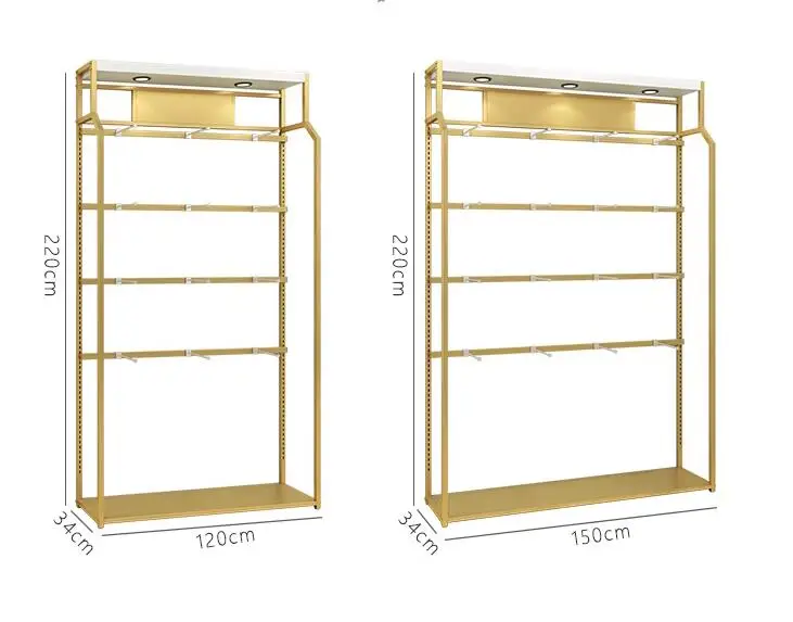 Underwear and underwear shelves, home clothing display cabinets, socks and bras display racks