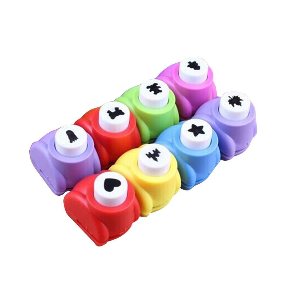 

12pcs Embossing Machine Craft Hole Puncher Paper Scrapbooking Punches DIY Tool Cute Patterns Art Supplies