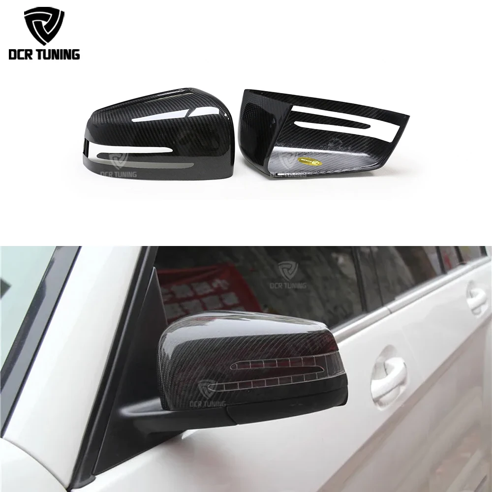 For Mercedes Mirror W204 W212 W207 W176 W218 Dry Carbon Fiber Mirror cover For Mercedes A B C E S CLS GLK CLS Class