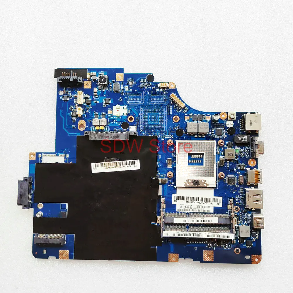 

LA-5752P For Lenovo G560 Z560 Notebook NIWE2 LA-5752P Mainboard HM55 DDR3 Laptop Motherboard HM55 DDR3