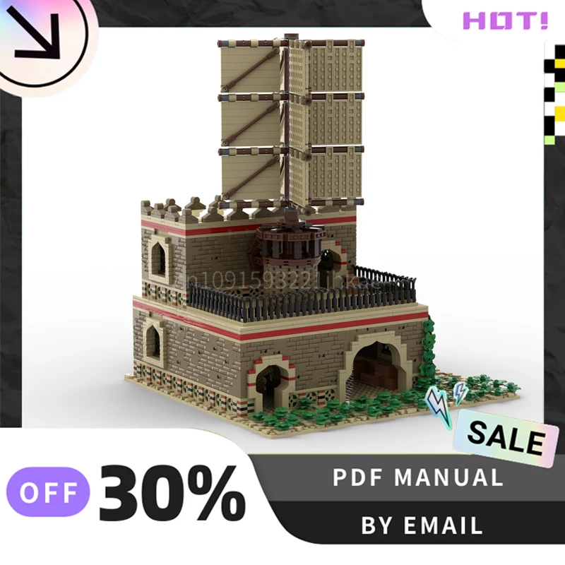 [4016PCS] Customized MOC Empire Mill Creative Building Blocks Set STEM Educational Toys DIY Construction Model Kit Birthday Gift