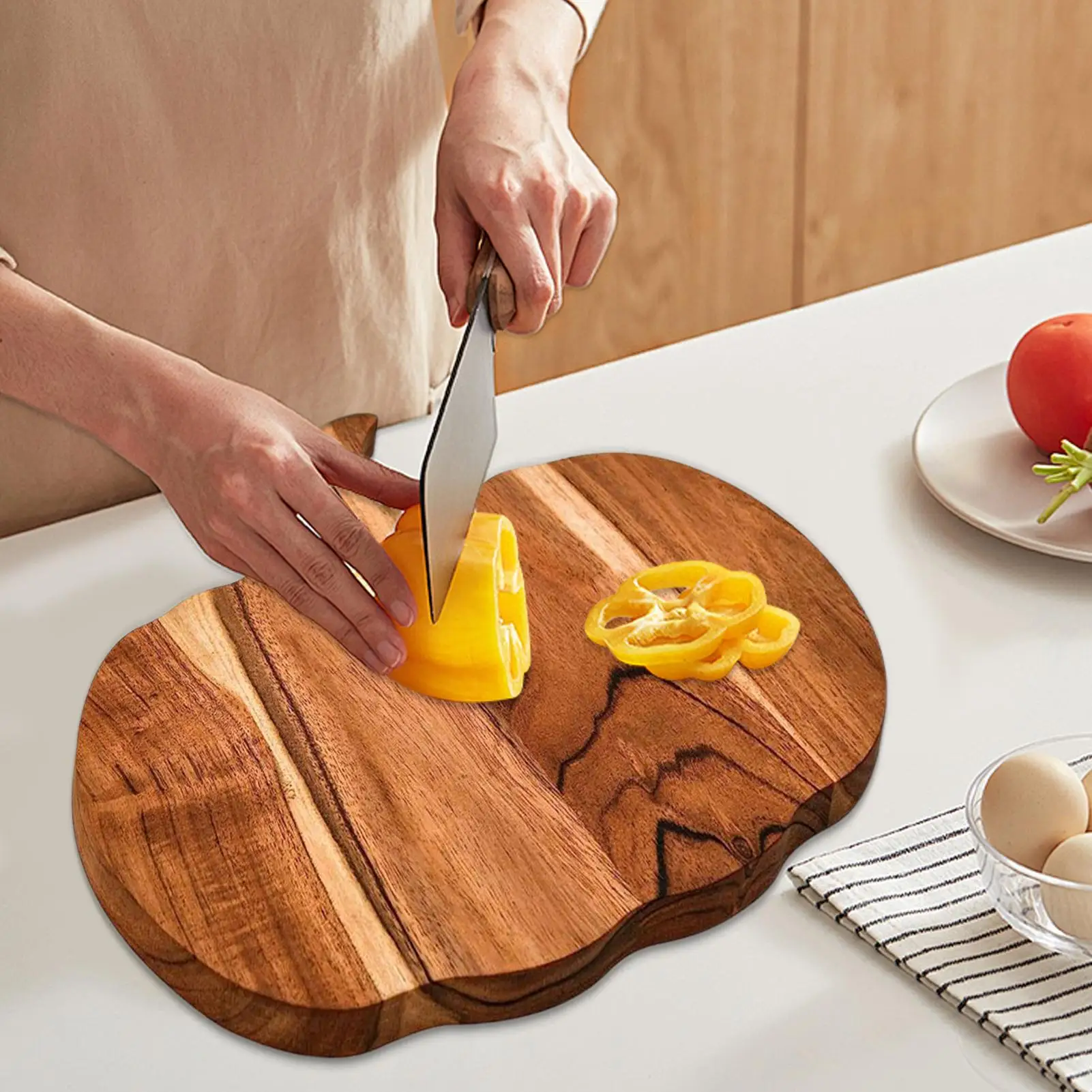 

Halloween Wooden Cutting Board Kitchen Cutting Board For Meat Food Cutting Table Thickened Fruit Vegetables Chopping Panel