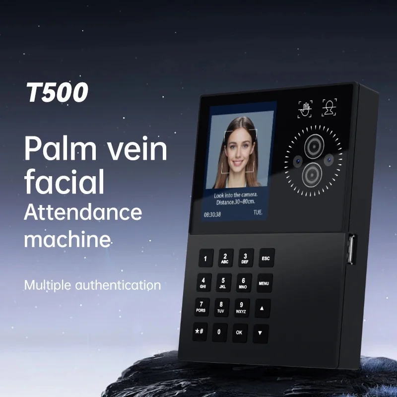 Facial Recognition Commute Recorder Palmprint Recognition Attendance Check Card working Time Recorder For Account working Time