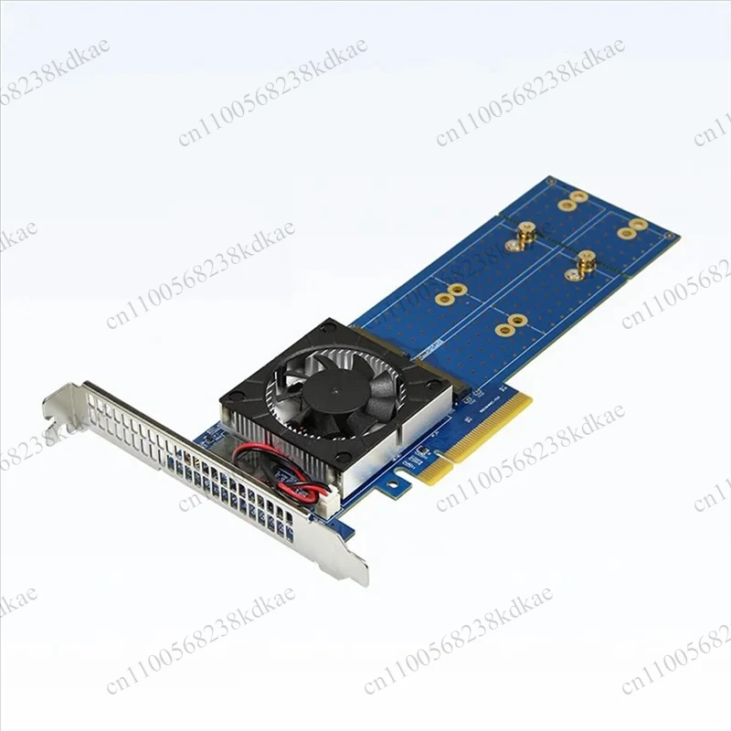 PCIe 4.0 x8 4-Bay M.2 NVMe Expansion Card PLX88024 Chip No Bifurcation SSD Storage Adapter For PC Server