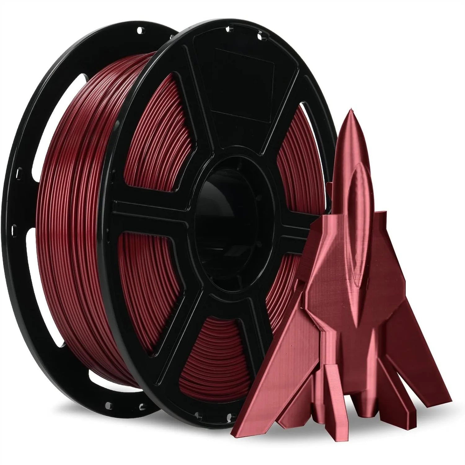 

High Speed PETG Filament 1.75mm Metallic Red, 600mm/s 3D Printer Filament 1kg Spool, Dimensional Accuracy +/- 0.02mm