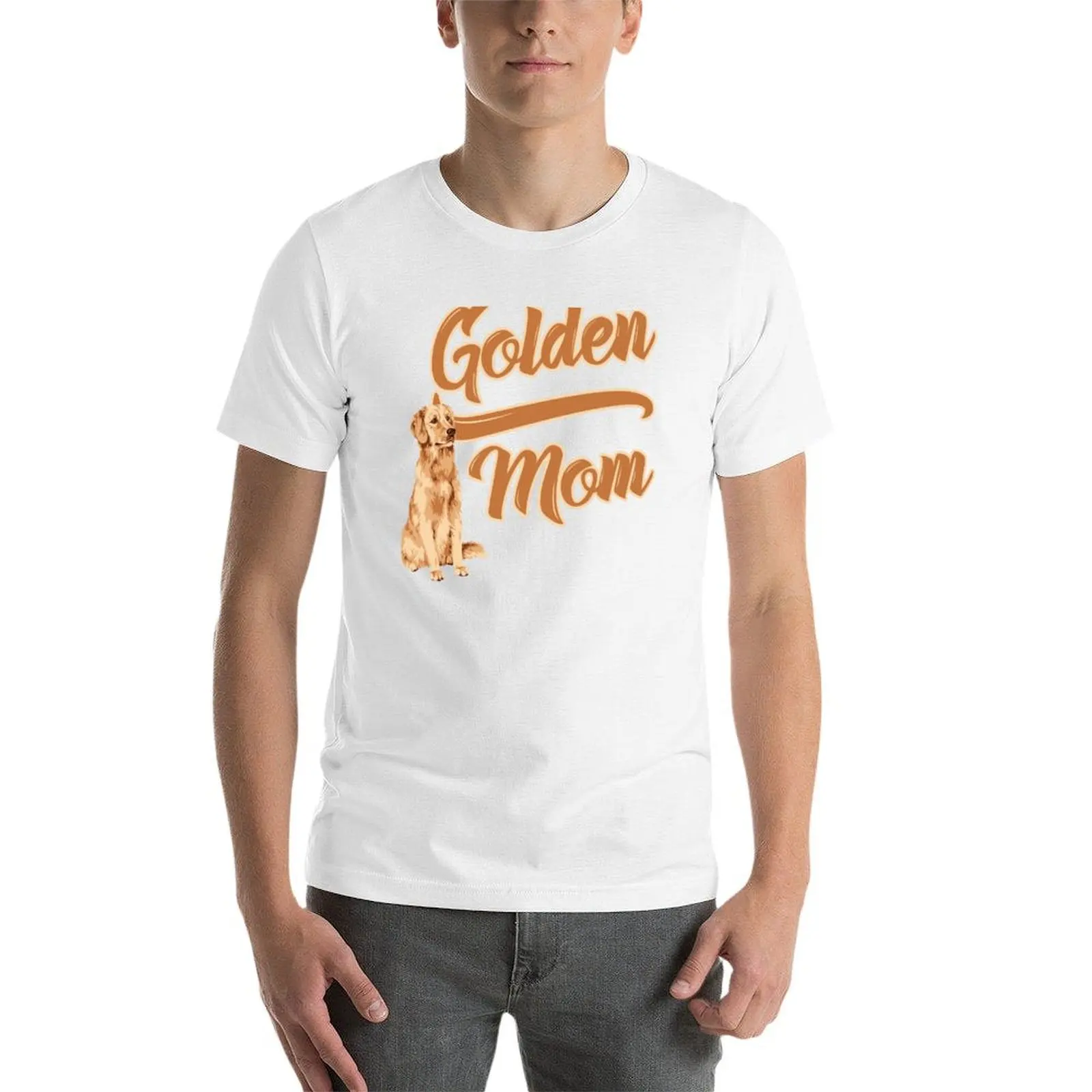 Golden Retriever Mom! Especially for Golden owners! T-Shirt Luxury man tees designer t shirt men