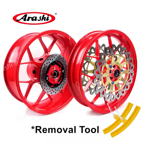 Arashi For HONDA CBR1000RR 2006-2016 Front Rear Wheel Rim Front Rear Brake Disc Rotors Set CBR 1000 RR 2008 2009 2010 2011 2012