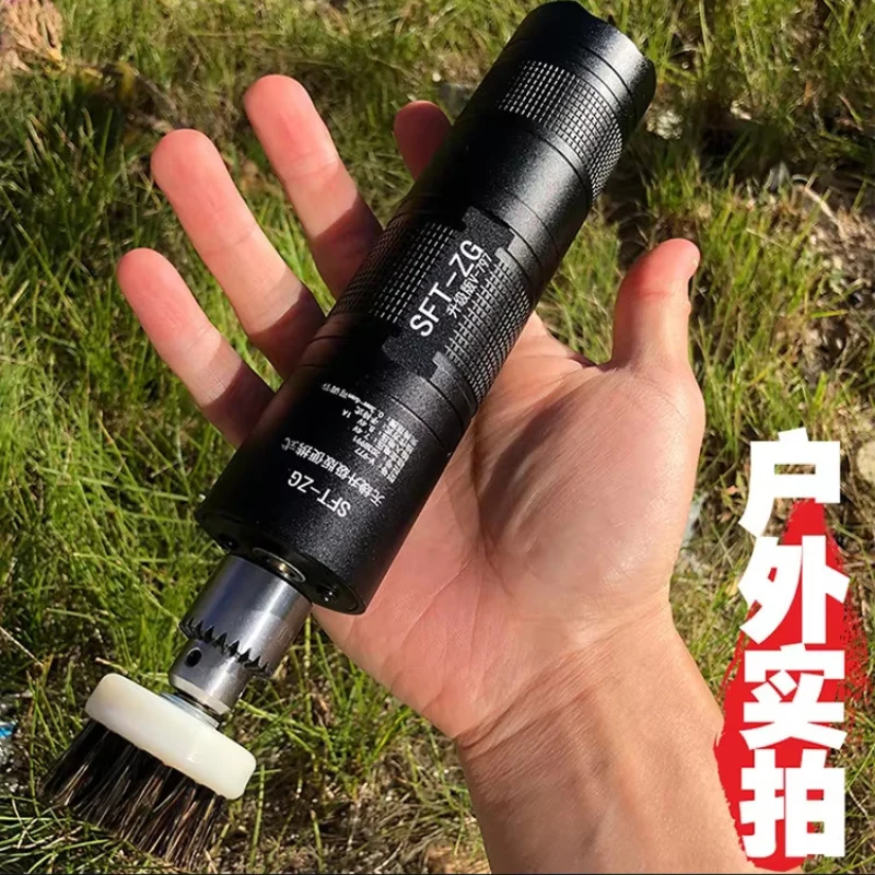Charging portable electric stationery brush King Kong cleaning base walnut disc bead machine slurry brush string polishing