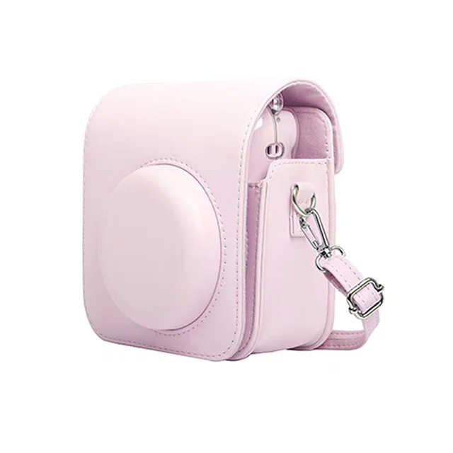 PU Leather Soft Protective Case for Instax Mini 12 Camera with Shoulder Strap Fujifilm Film Camera Travel Bag 2