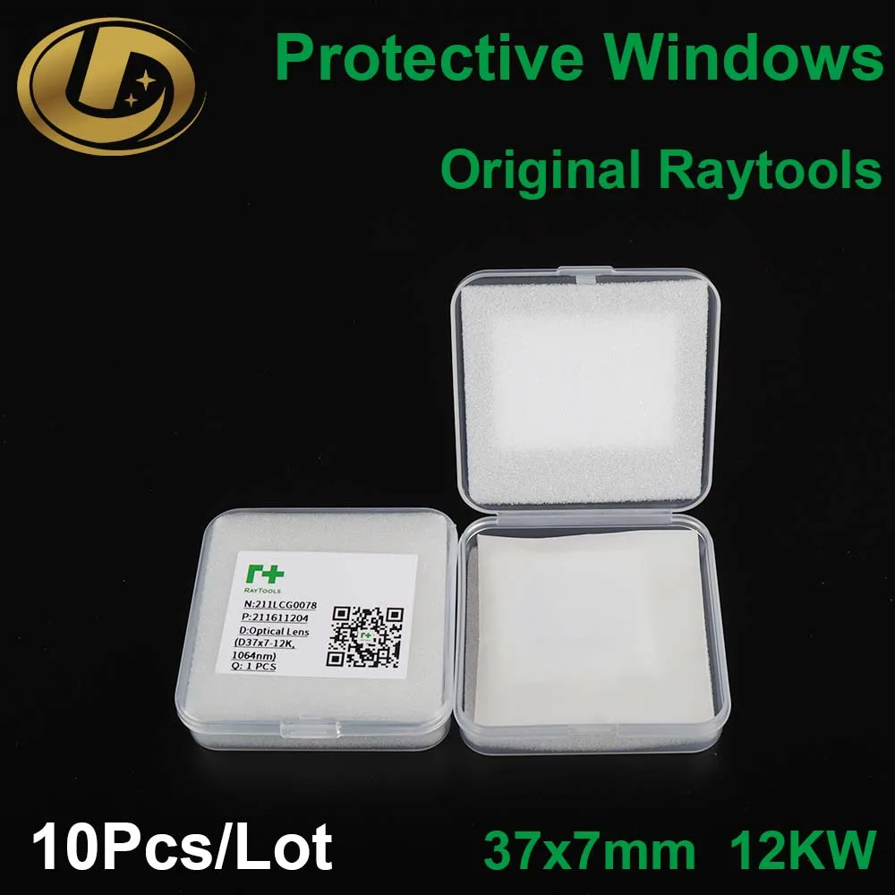 10pcs/Lot Original Raytools 37*7mm 12KW Laser Protective Windows 211LCG0078 Optical Lens For Raytools BM114S BM115 BS06K BS12K