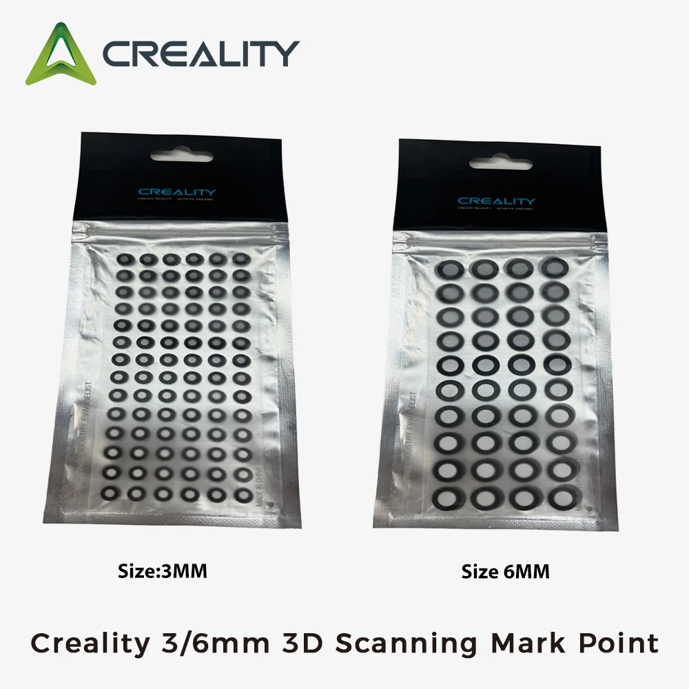 

Светоотражающий маркер Creality 3D Scanning Mark Point 3/6 мм для Creality CR-Scan Raptor / Otter / Ferret Pro 3D Scanner Tracking Dot