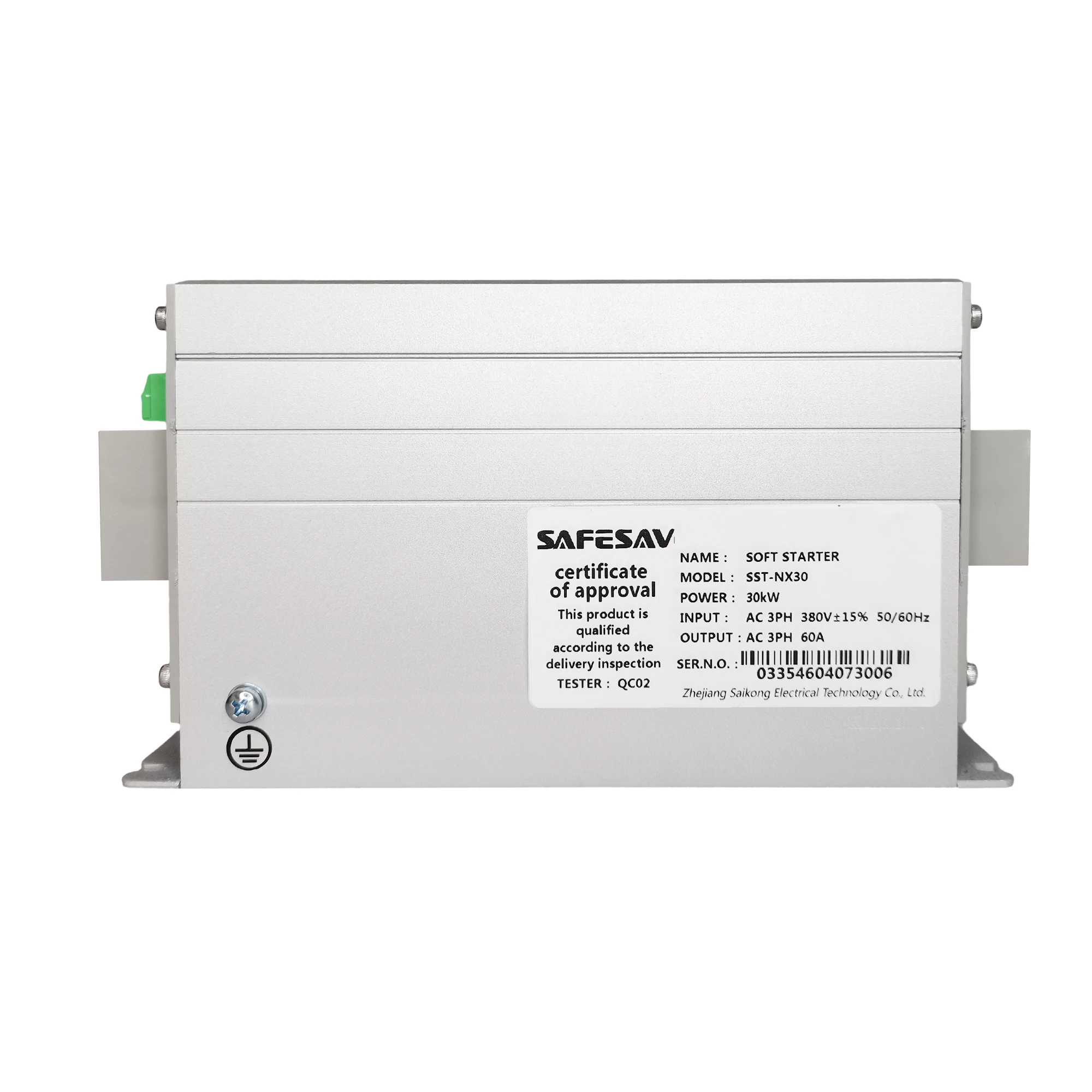 محرك التيار المتردد لينة كاتب 60A موتور 30kw 380 فولت 50/60 هرتز المدمج الالتفافية المقاولين لينة المبتدئين سبيكة الجسم لمضخة المياه