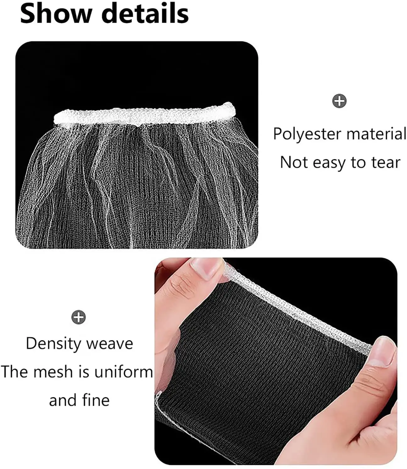 30/100pcs Disposable Sink Filter Mesh Bags Kitchen Sink Strainer Drain Hole Anti-blocking Garbage Bag Cleaning Strainers Net