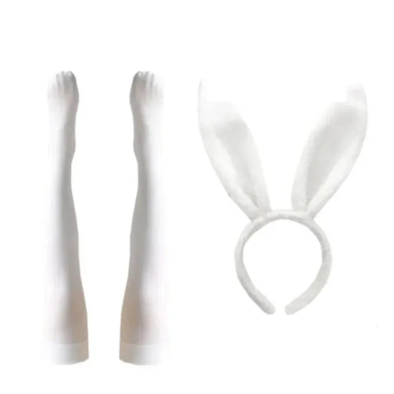 Disfraz Unisex de Anime Cos BEASTARS Haru Rabbit, disfraces de Cosplay de manga corta, conjuntos de fiesta de Navidad y Halloween, trajes de uniforme ujfj