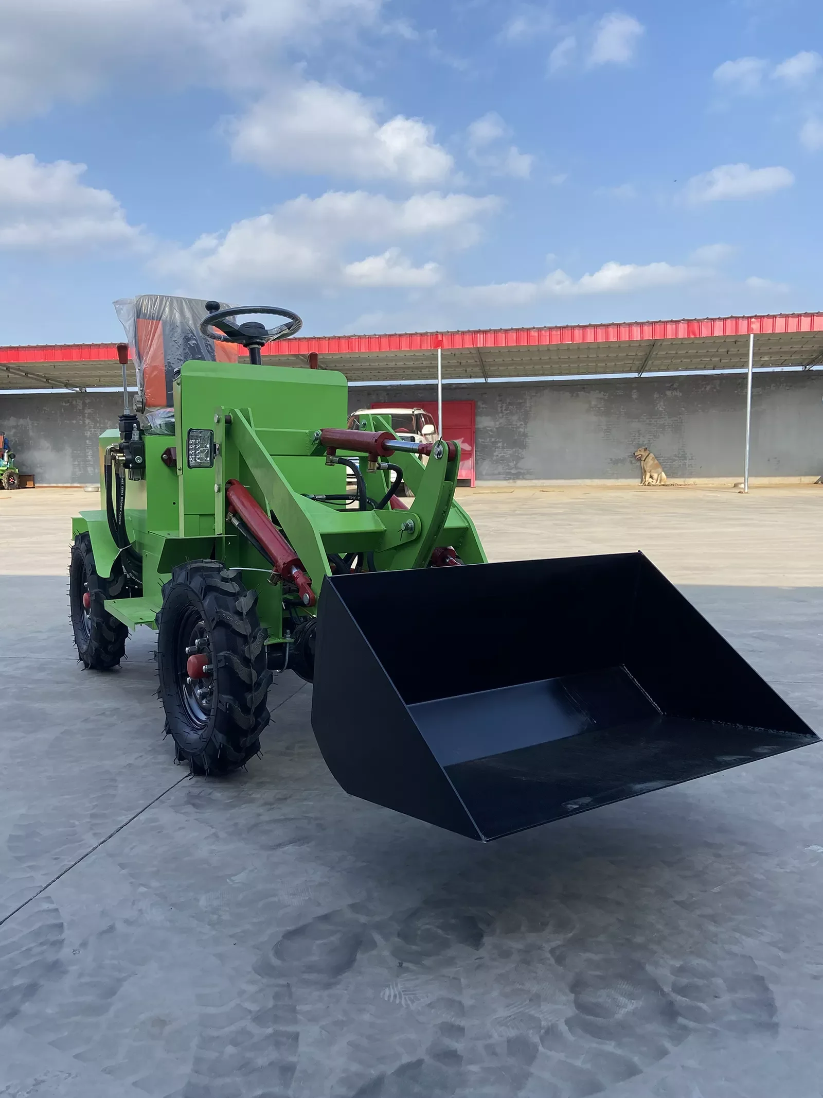 500KG Small Electric Loader Mini Loader Electric Small Wheel Loader