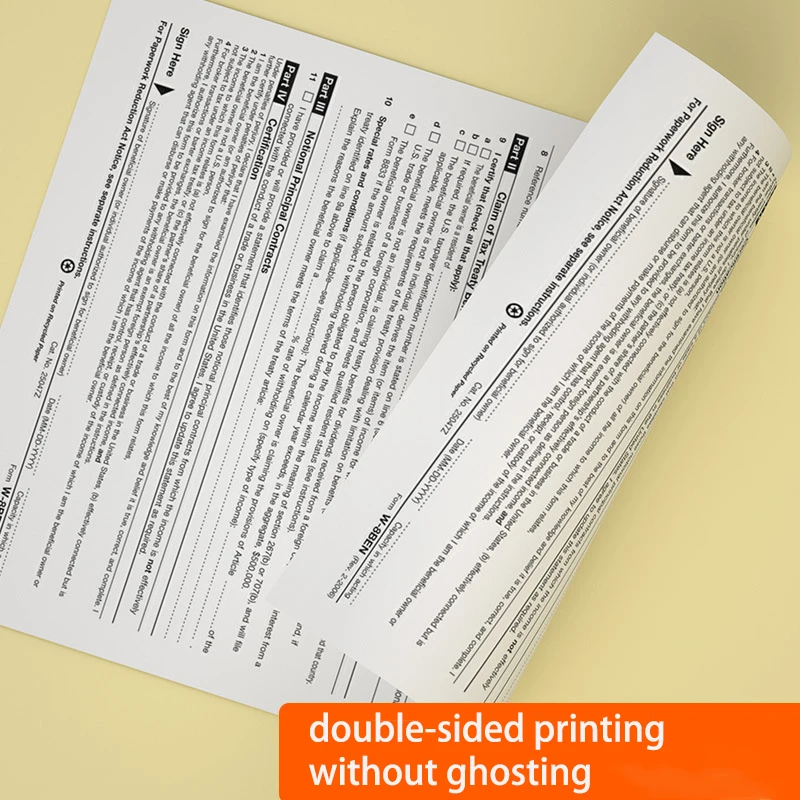 100/50 Sheets A4 Paper Printing Paper 70g A Pack Of Copy Paper White Paper Office Draft Paper