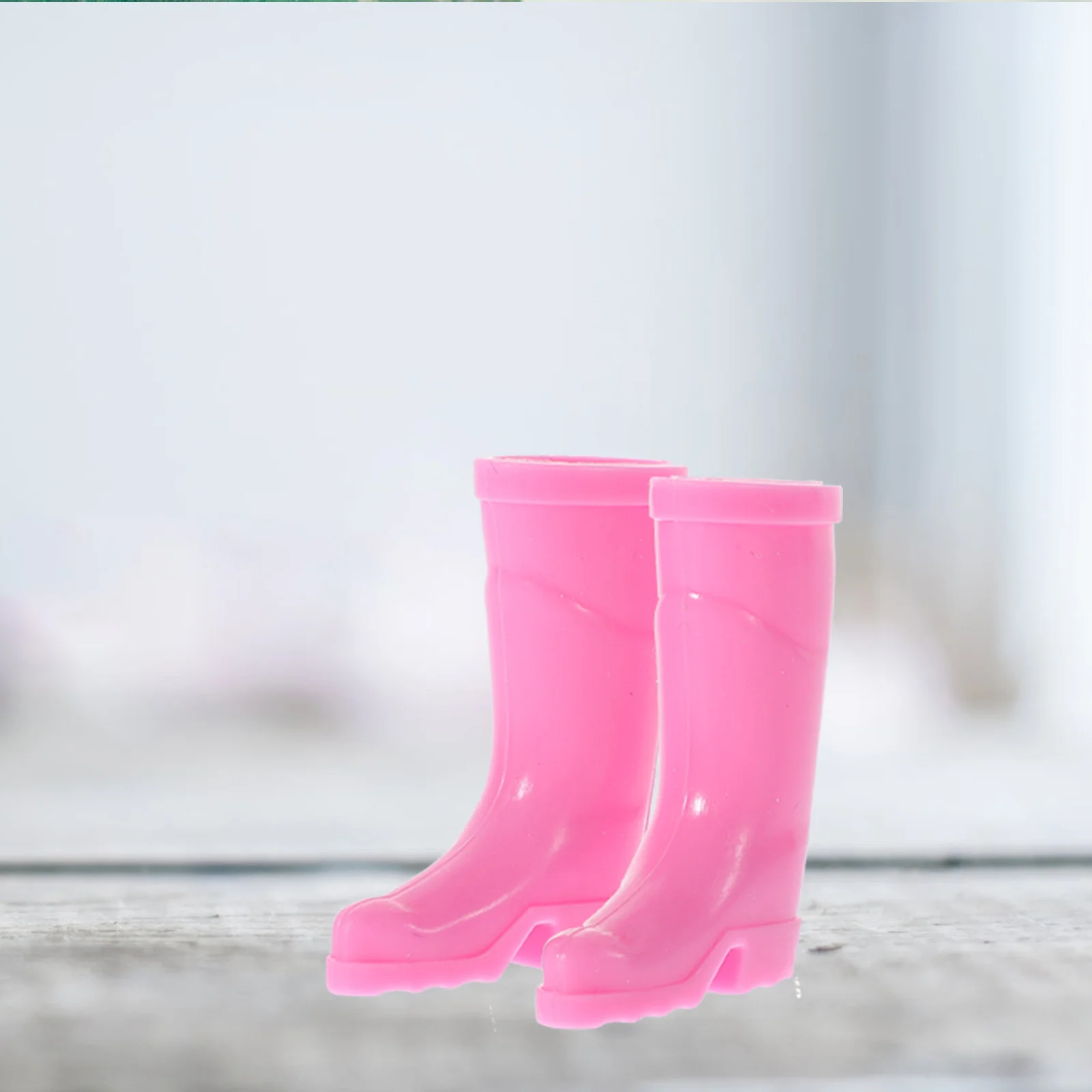 Mini Rain Boots Gloves Miniature Shoes Figure Rainshoes Simulated House Model Small Decorations