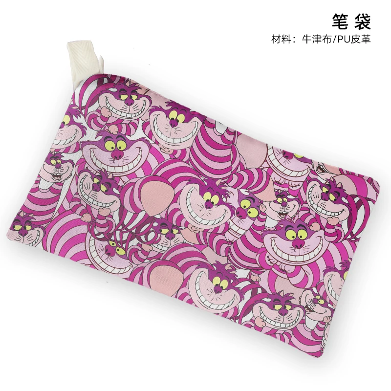 Disney Alice In Wonderland P8871 Anime Customized Cosmetics Bags Cartoon Pen Bag Storage Handbag Stationery Birthday Gift