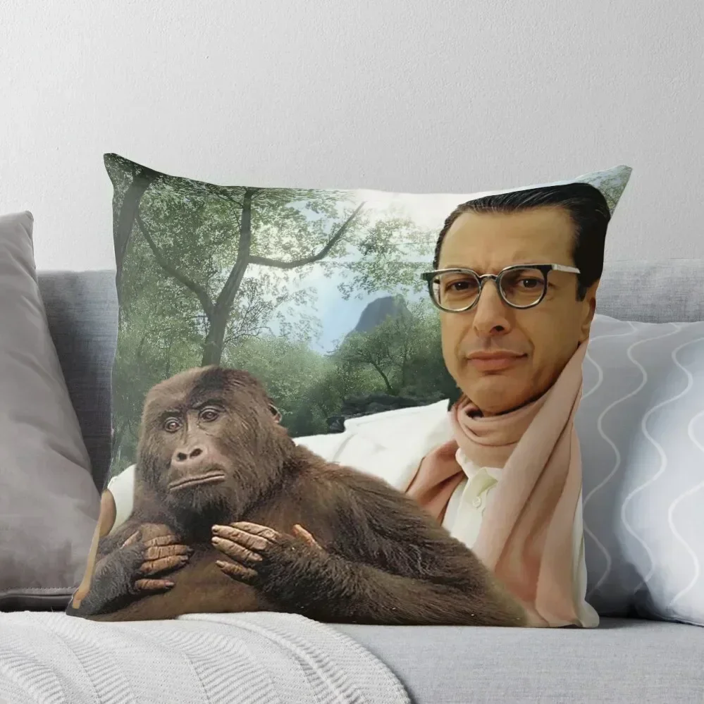 

Jeff Goldblum Throw Pillow pillow cover luxury Luxury Room Decorative Cushions Decorative Sofa Cushions Christmas Pillows pillow