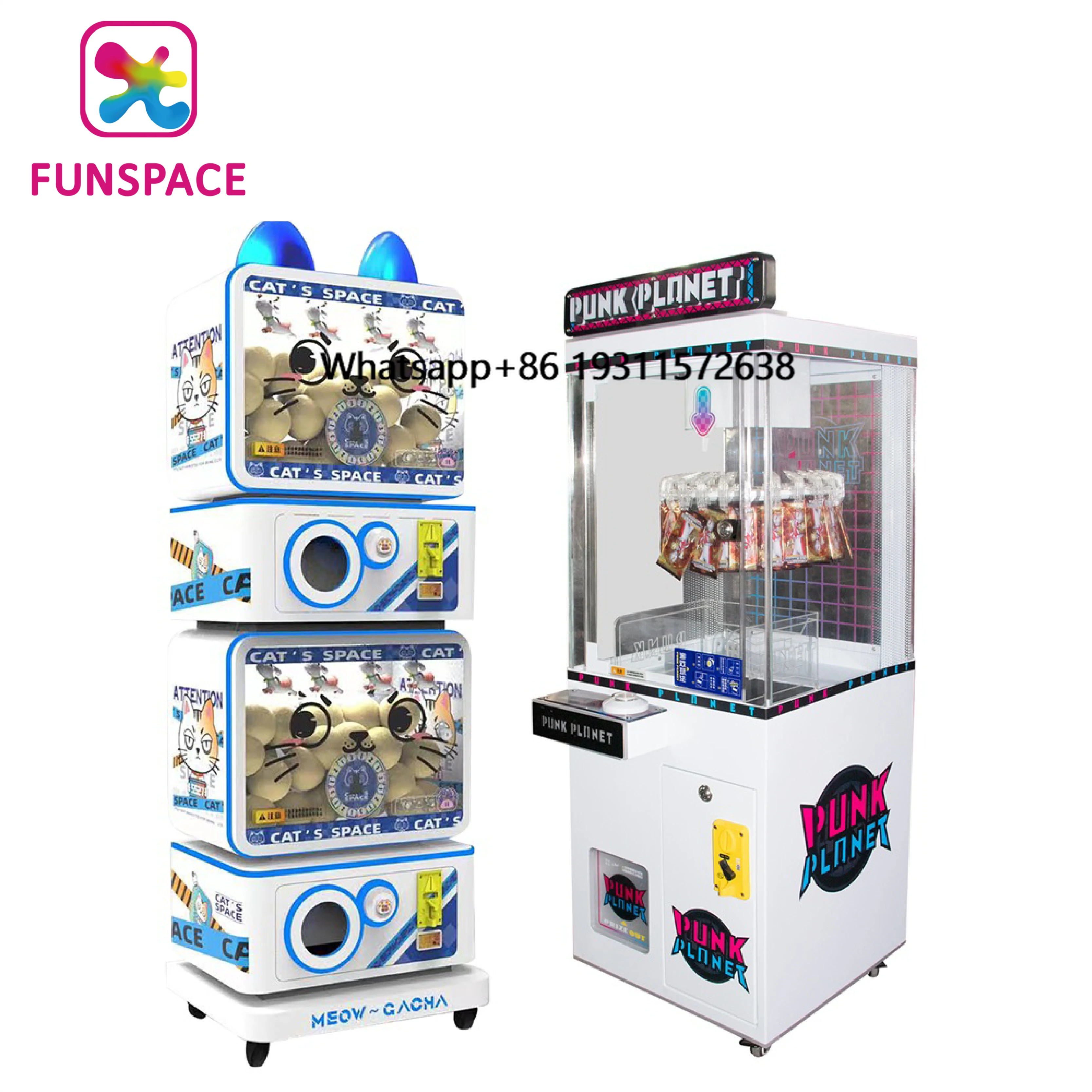 

Funspace Doll Park Coin Operated Arcade Claw Machine Game Toy House Claw Crane Machine With Bill Acceptor for Sale