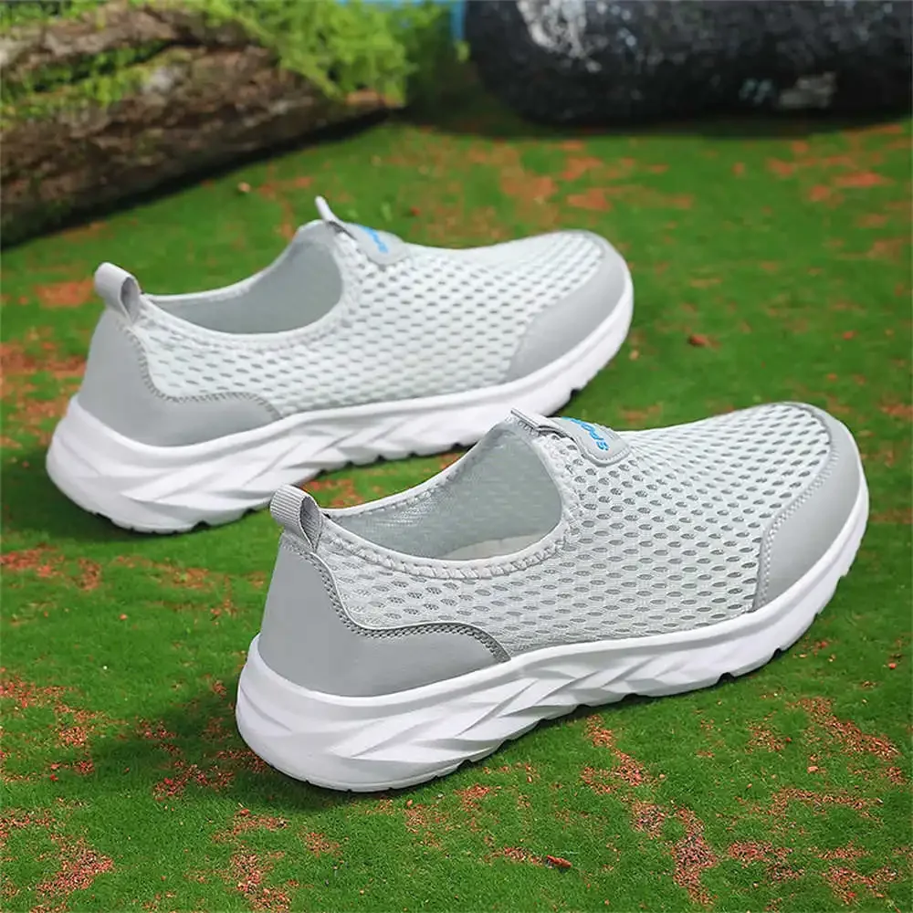 Laceless Size 41 Man White Sneakers Woven Shoes Without Heels Tenis Outdoor Sports Cheap Saoatenis China Team Sneakersy
