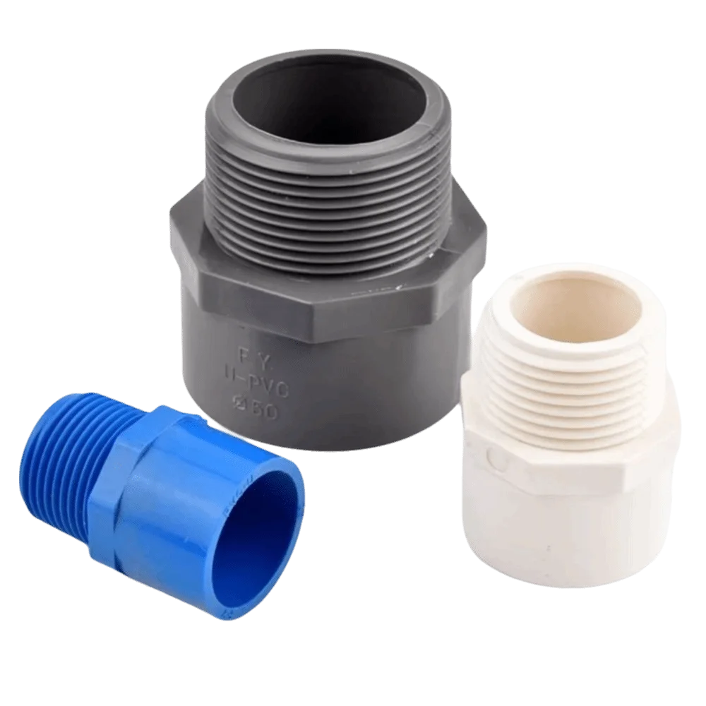 5Pcs Male Threaded Male Thread Connector Straight Structure Corrosion Resistant Straight Pipe Connector 1/2