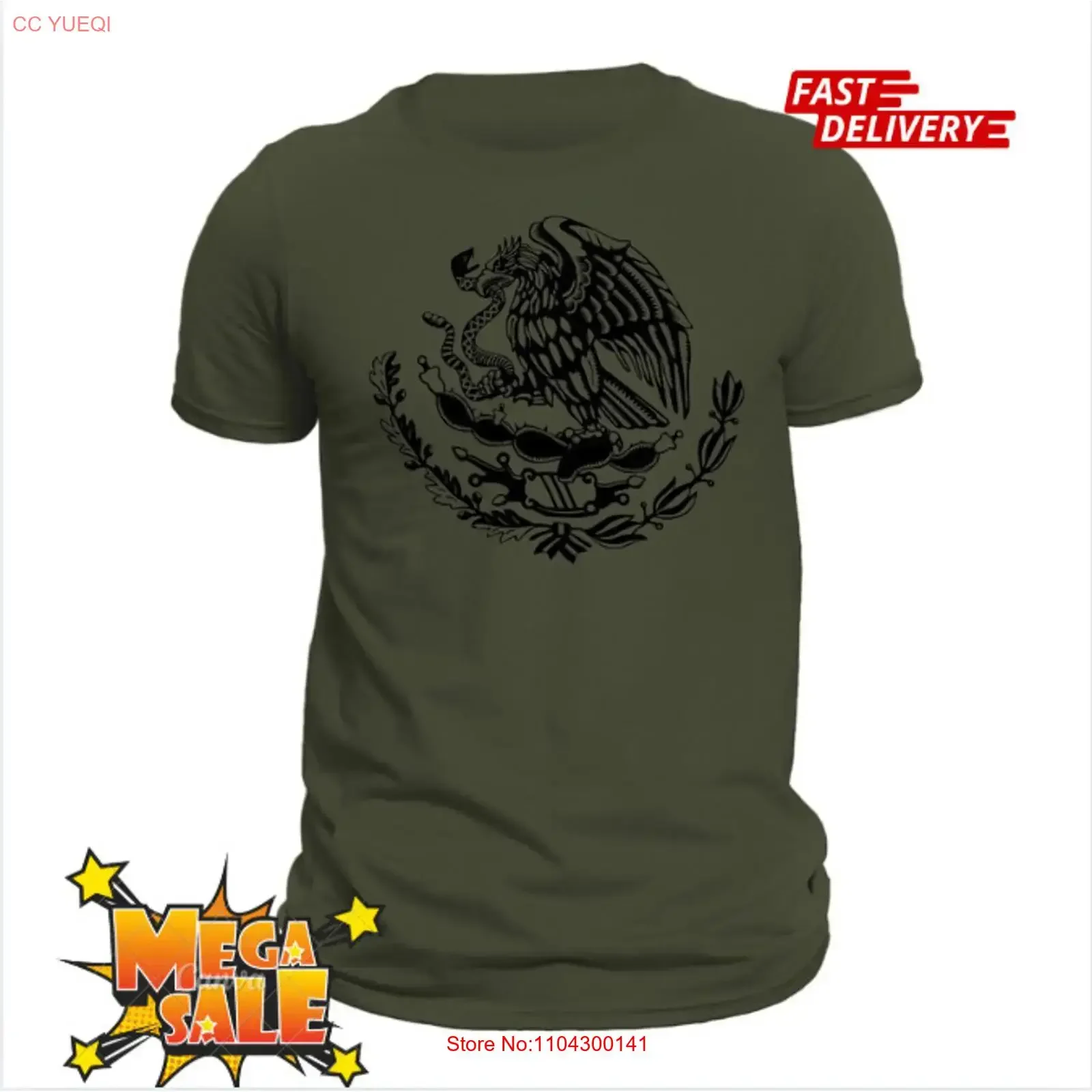 Camiseta con la Bandera de México y el Águila, Playera Vintage con Estampado de la Bandera de México, Lavada, Informal, Unisex, Transpirable y Suave