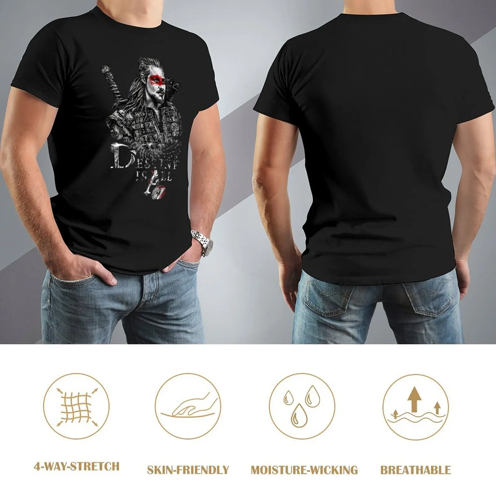 Destiny Is All Camiseta meninos brancos anime camisetas camisetas para homens