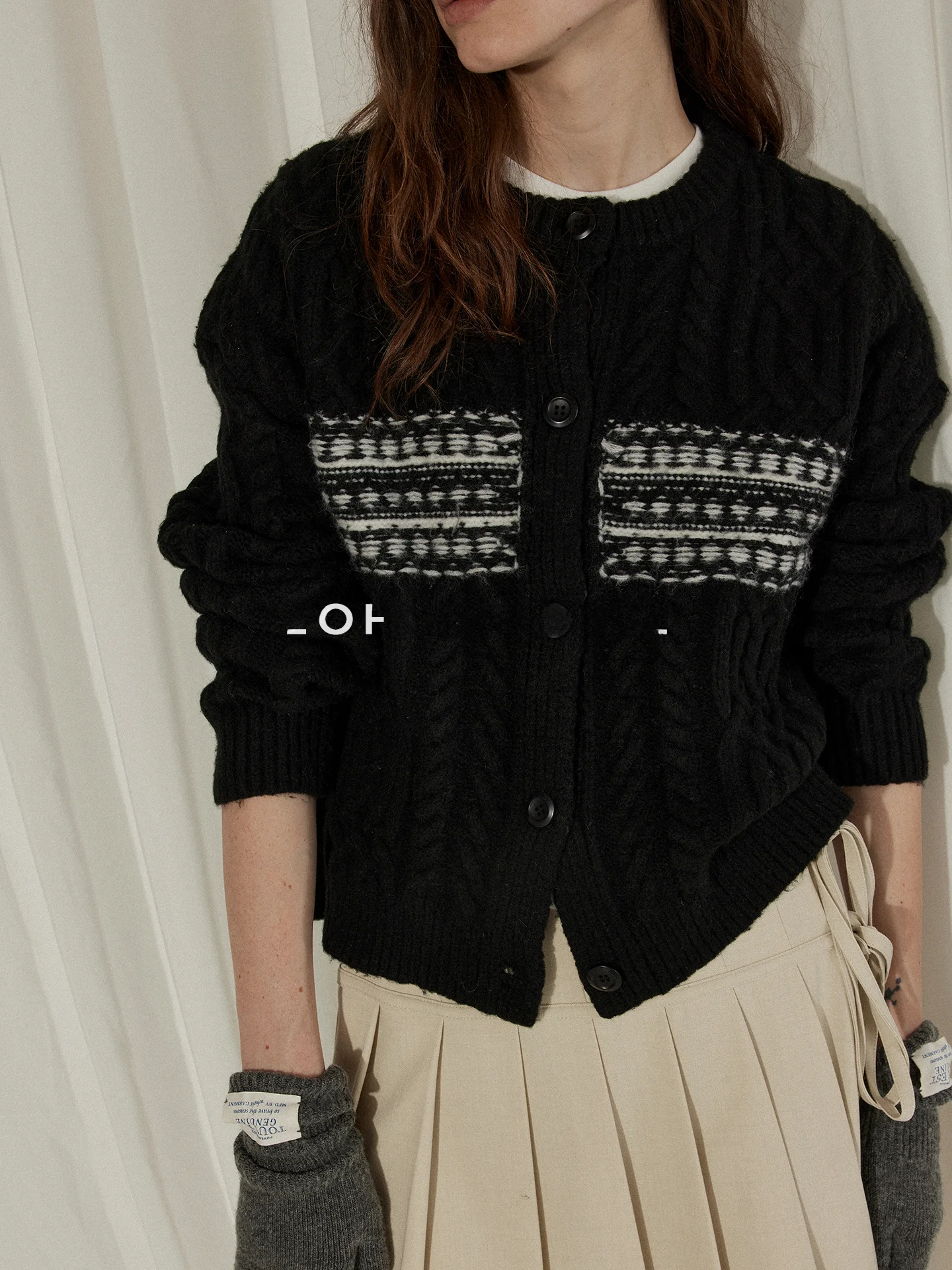 

Женский свободный кардиган Lofi из плотной вязки, без застежки, осенний, новый дизайн, модный