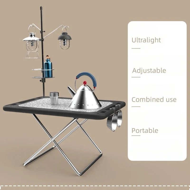 Outdoor Tactical Table Camping Folding Thickened Picnic Table Lightweight Portable Multifunctional Folding Tactical Table