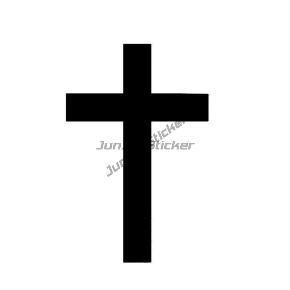 

Cross Vinyl Die Cut Sticker Decal Camper Windows Windshield Bumper Anti Scratch Exterior