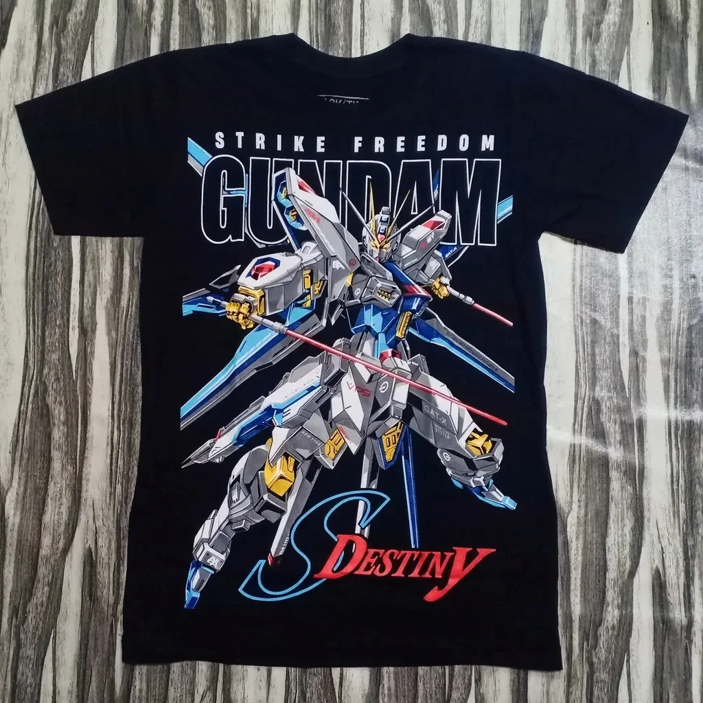 Mobile Suit Gundam Anime THE WITCH OF MERCURY STRIKE FREEDOM F90 Bedrucktes T-Shirt Herren- und Damen-T-Shirt Herren-Top 2026 Sommer – Detail 10