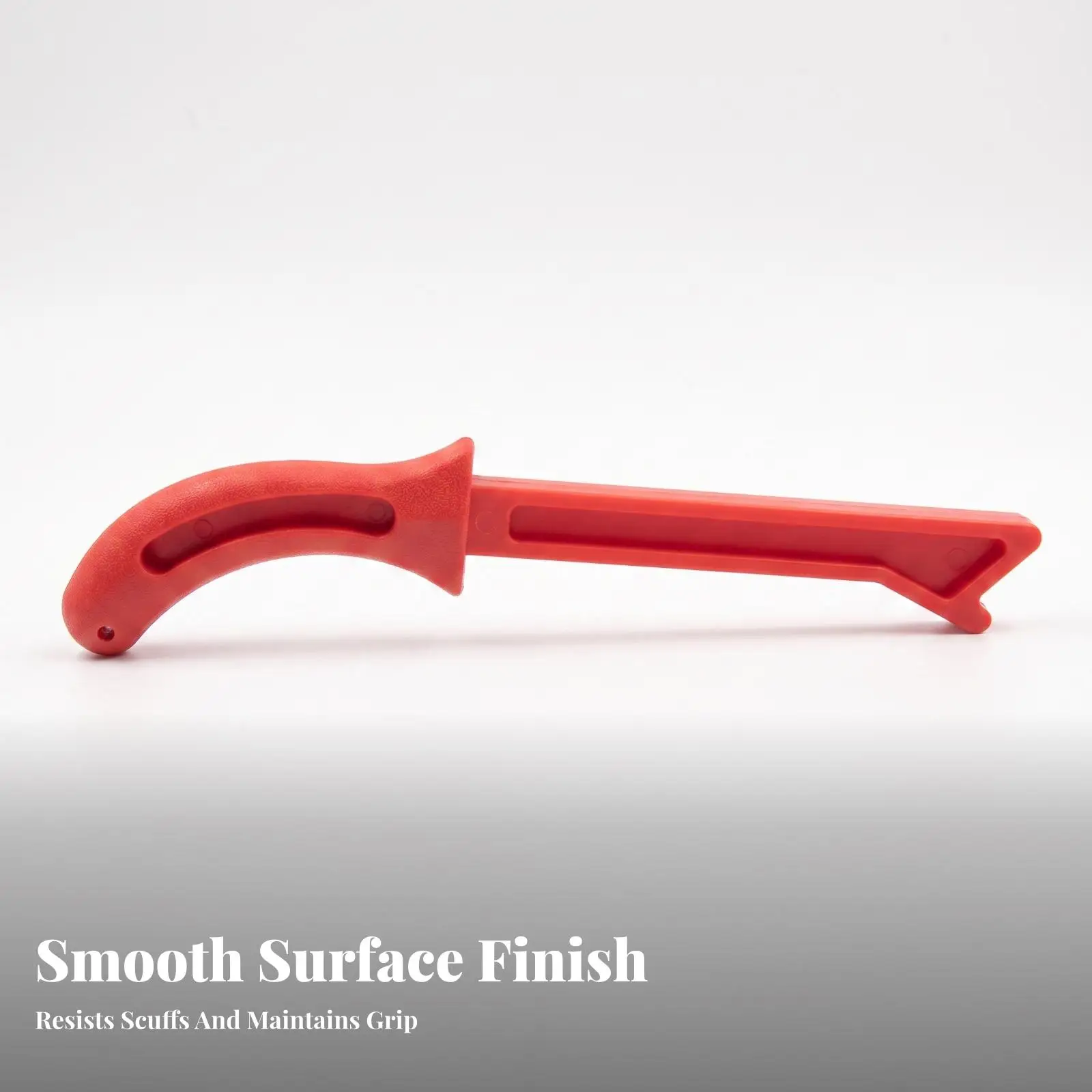 Precision Safety Push Block Plastic Red Push Stick for Woodworking Router Table Saw with Curved Ergonomic Grip Handle
