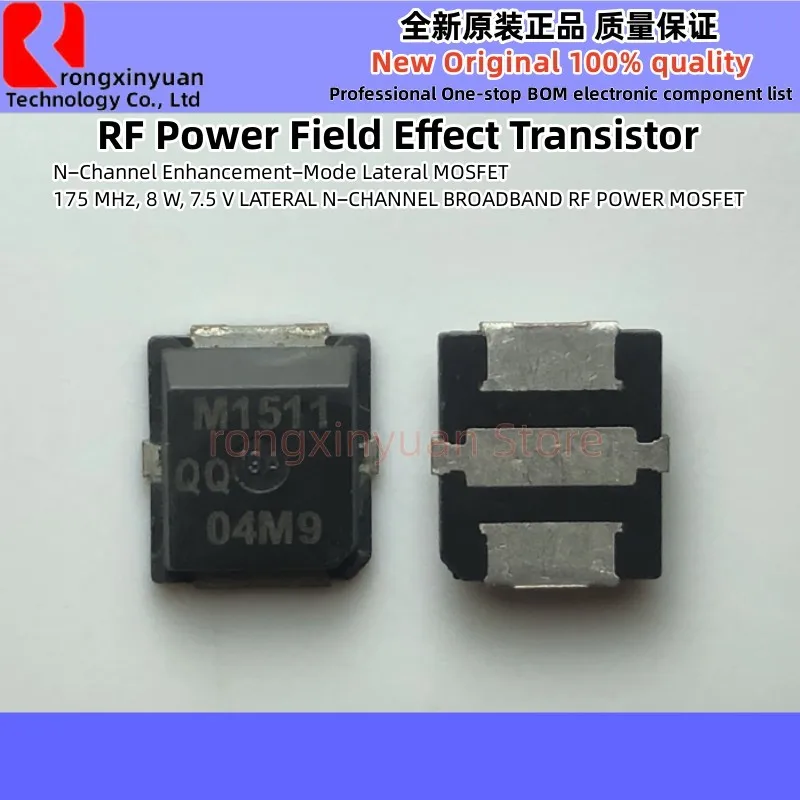 2PCS MRF1511NT1 MRF1511T1 MRF1511 M1511 S1511 1511 RF 175MHz 8W 7.5V LATERAL N−CHANNEL BROADBAND RF POWER MOSFET New100%qualit