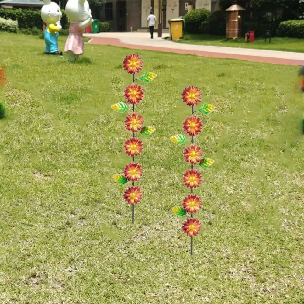 3 قطعة الحرف المعدنية الزخرفية حديقة حصص النباتات الإبداعية على شكل حديقة كومة الفن زهرة الأرض حصة أصائص زرع #4