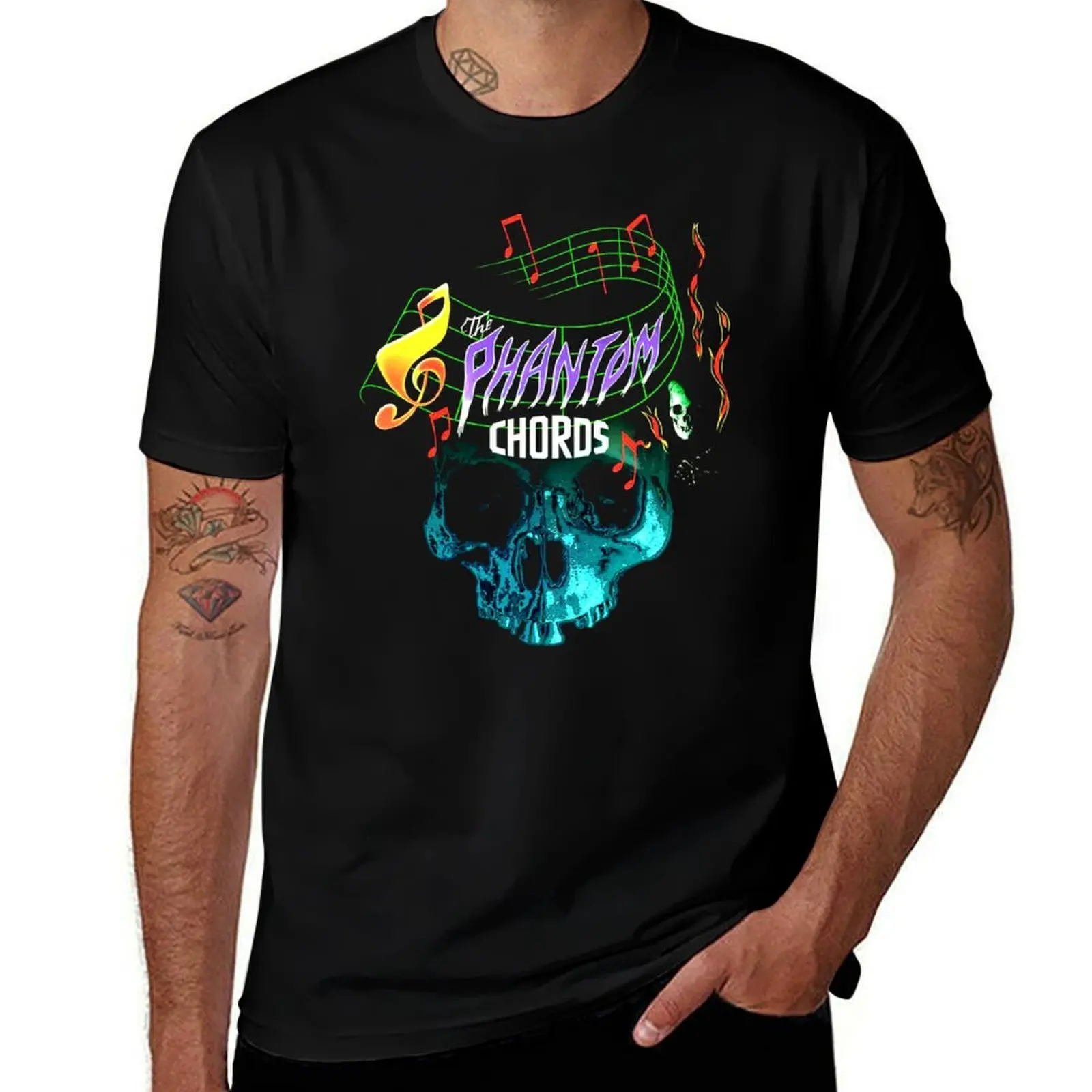THE PHANTOM CHORDS T-Shirt Stain Resistant Casual Tee T-Shirt