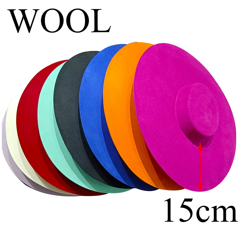 WOOL Wide Brim Felt Hat Winter WOOL Hats for Women Men Ribbon Lace Up Hat Chin Strap Fashion Wool Hat Ladies Ourdoor Hat