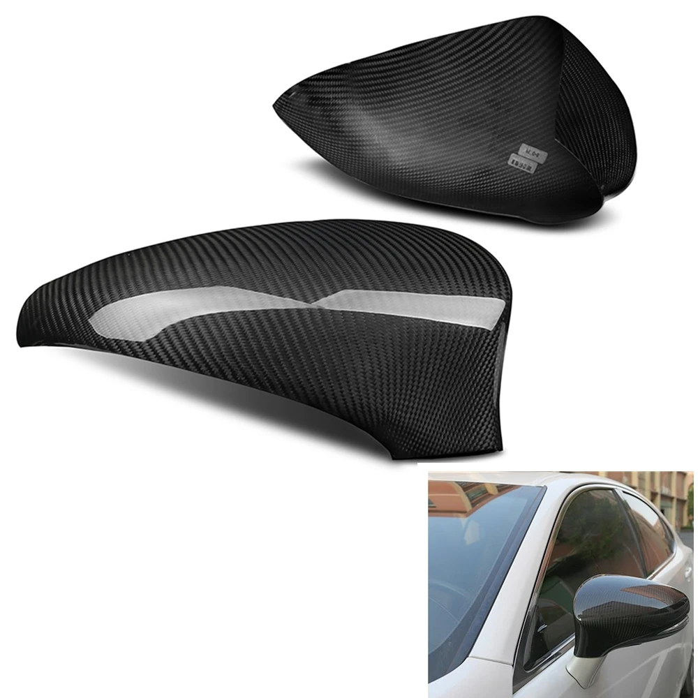 

Mirror Cover For Lexus IS200t IS250 IS350 IS GS ES RC RCF GSF CT LS 2013-2019 Carbon Fiber Exterior Rear View Caps Shell Add On