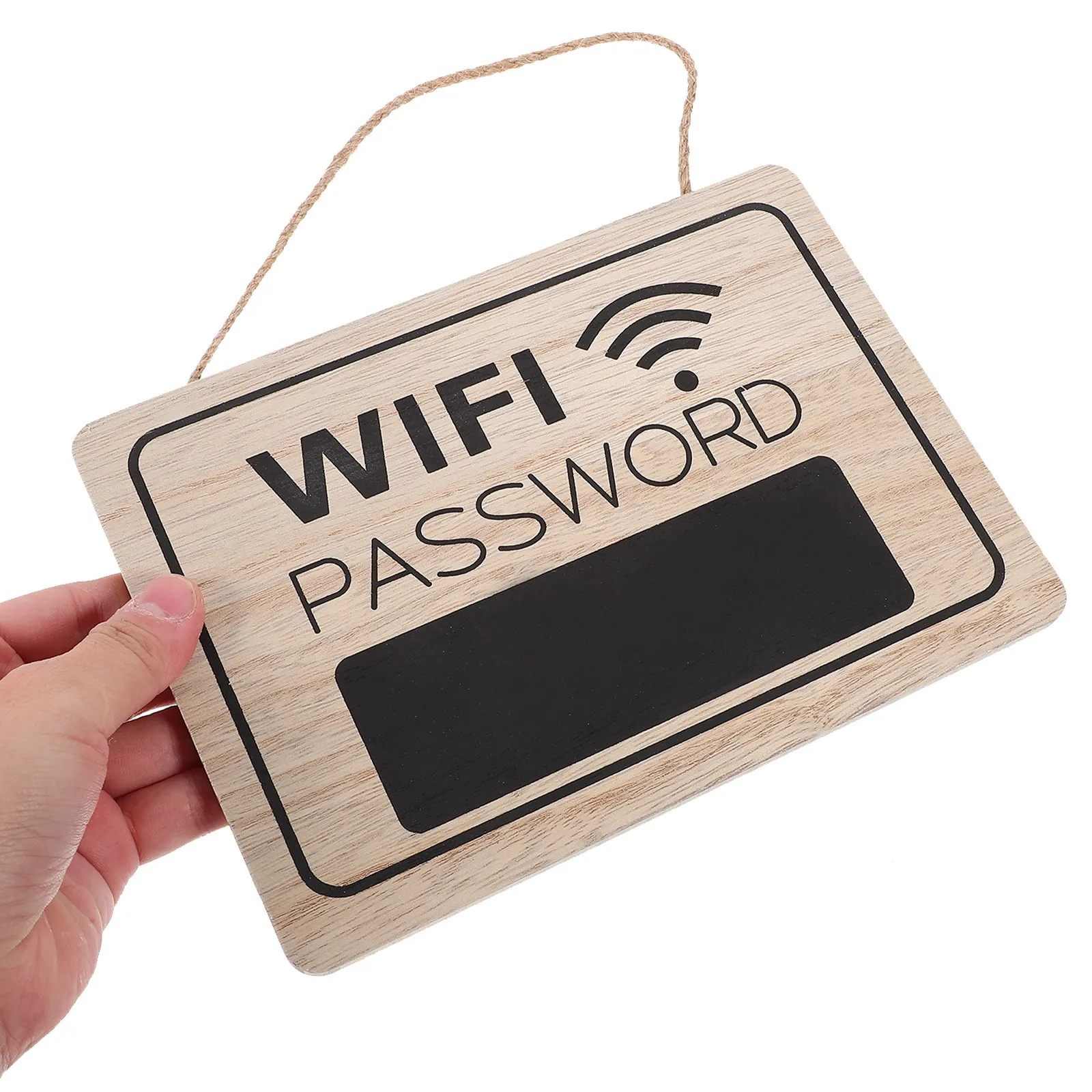 Wifi Board Sign for Home Guest Decor Room Password Essentials Entryway Plaque Wall Signs Office