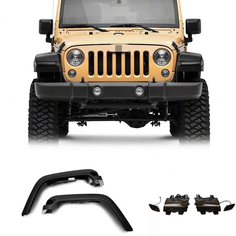 

2007-2017 JK to JL Style Car Offroad 4x4 Auto Accessories fender flares for JEEP WRANGLER