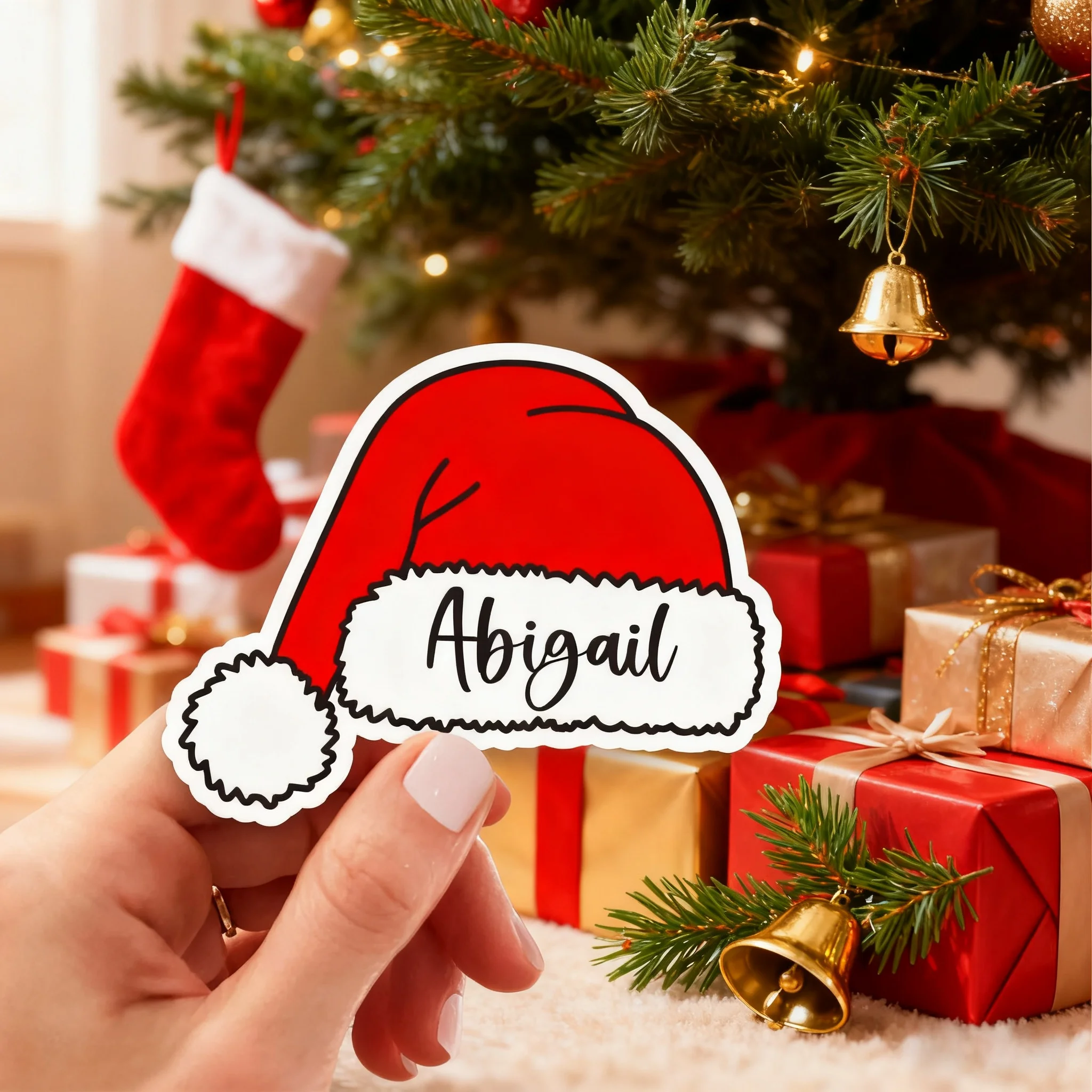 

Custom-designed chocolate candy mini party gift stickers can be printed with QR codes/names/email addresses