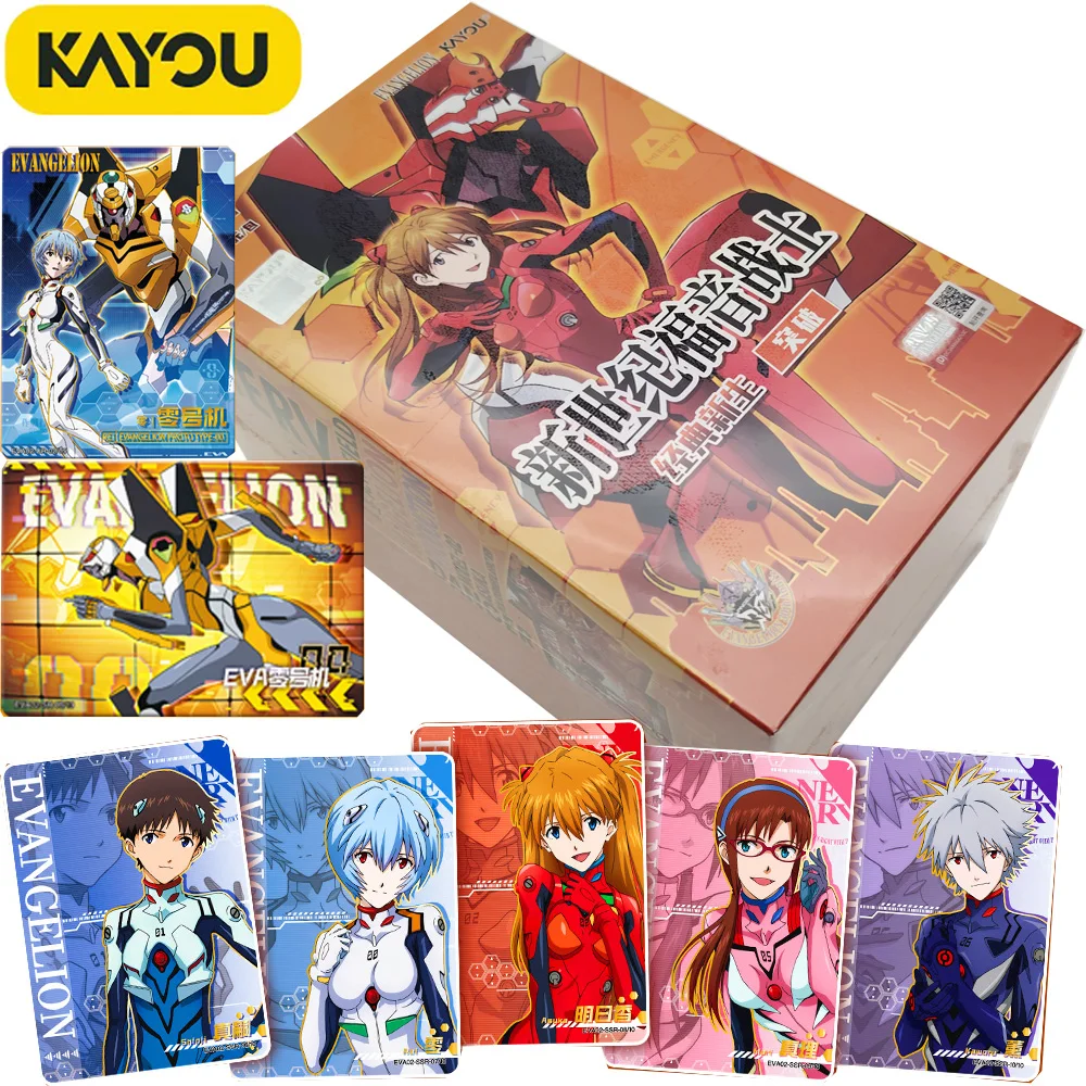 

Официальные коллекционные карточки KAYOU Evangelion: Рей Аянами, Шинджи Икари, Рицуко Акаги — любимые персонажи аниме, подарок для фанатов