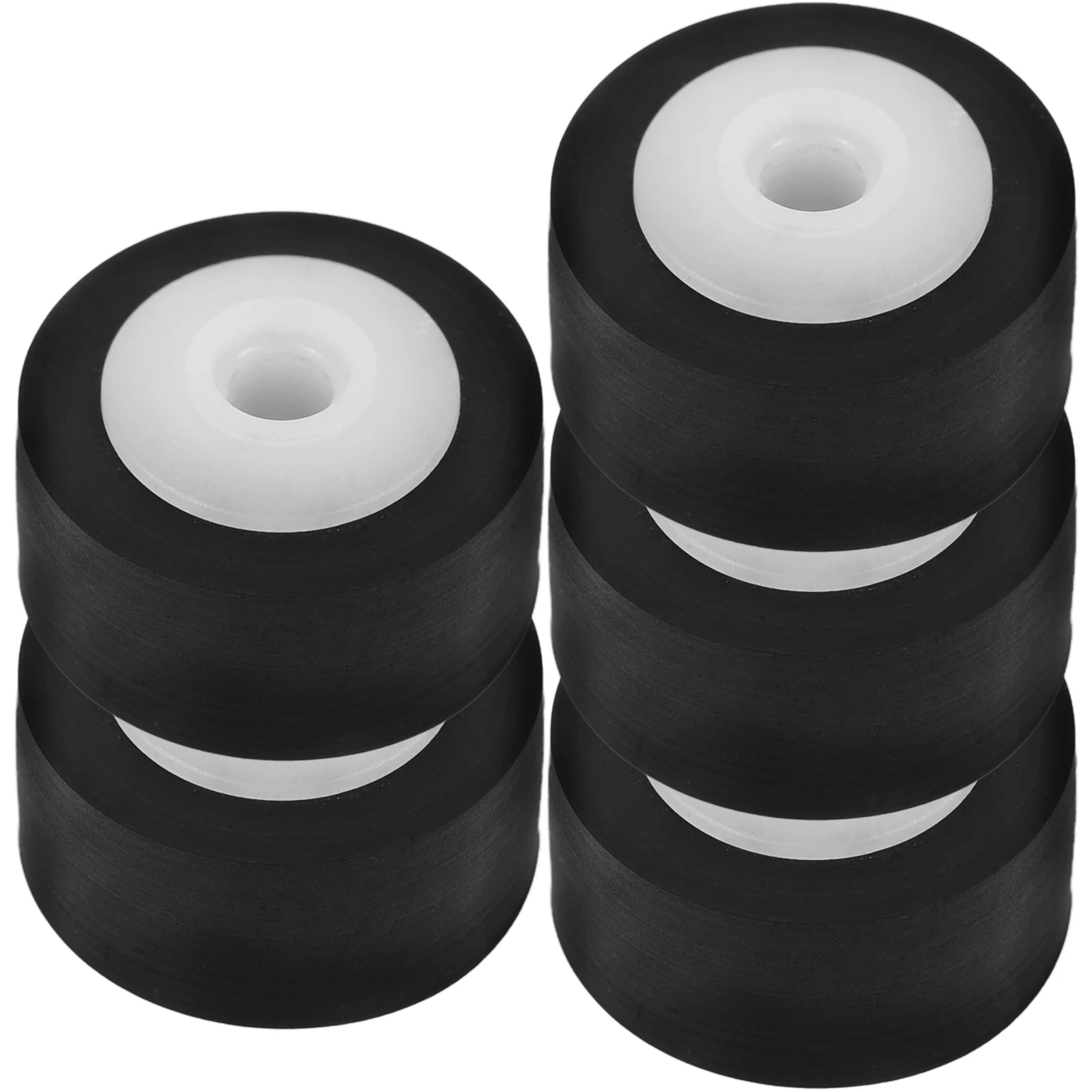 

5 Pcs Pull-wheel Bearing Tape Recorder Pinch Roller Radio Rubber Craft Plastic Guide for Deck