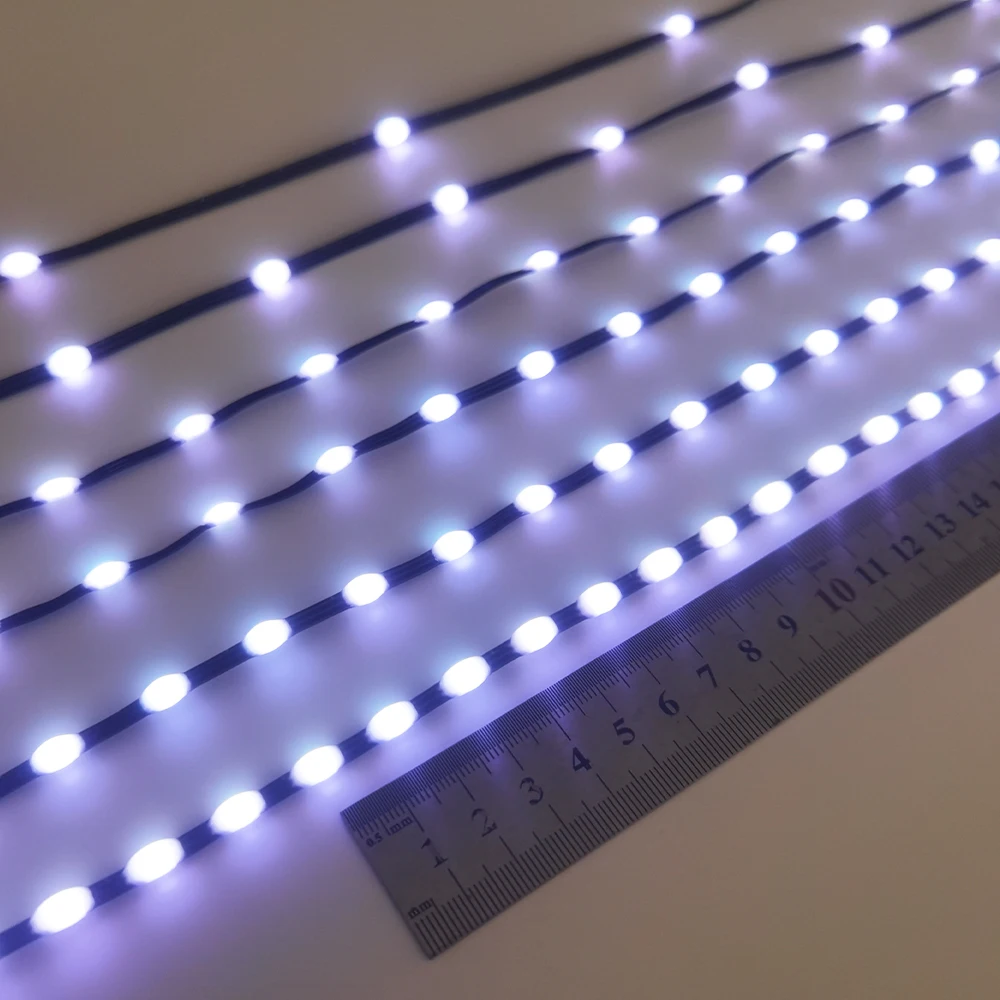 DC12V Seed Pixels Intelligent pixels 3channel RGB lights WS2811 WS2812 LED Pebble Pixel String Light RGB Addressable Full Color