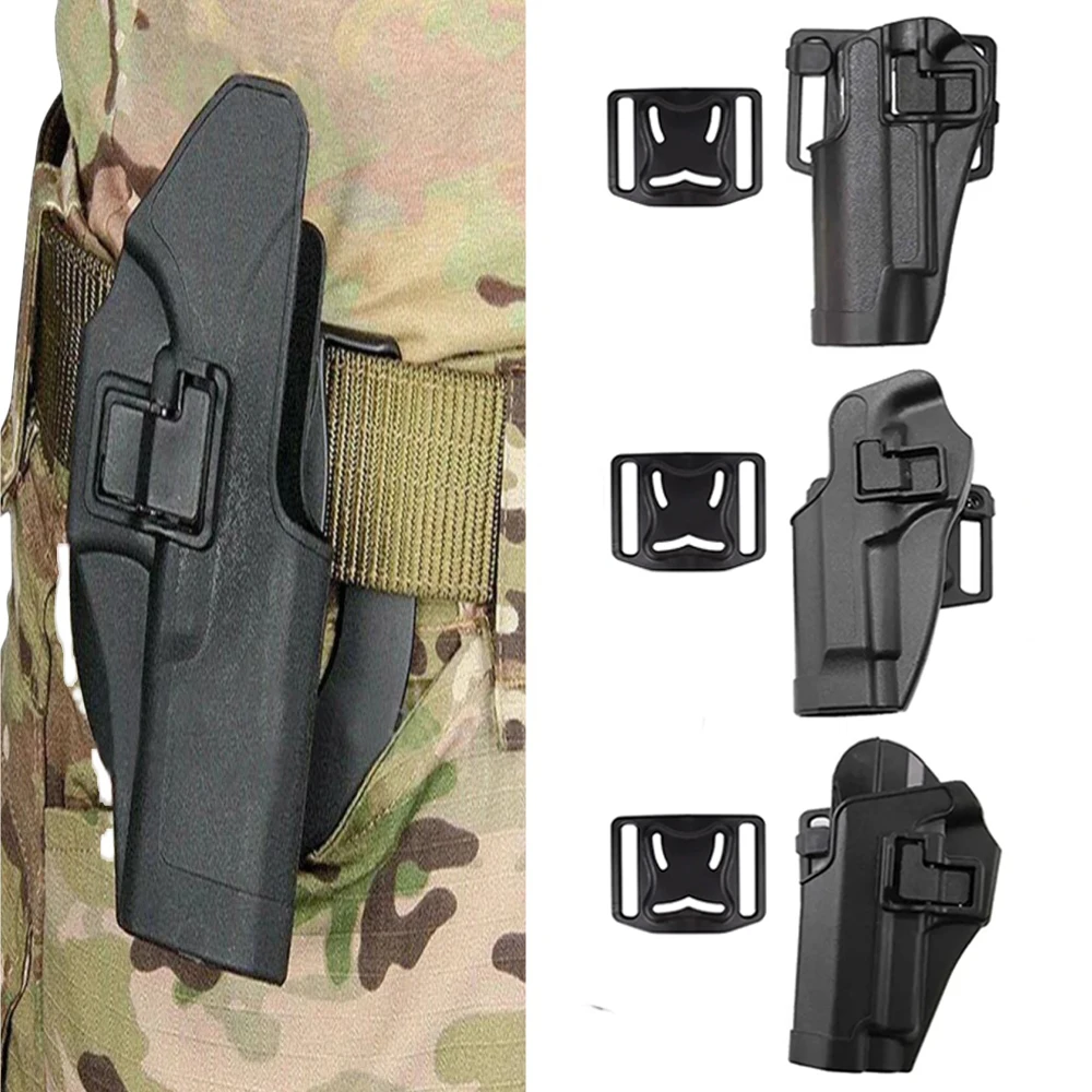 

Tactical Gun Holster for Glock G17 G19 1911 USP P226 Adjustable Pistol Holster Duty Grade Quick Draw Holster for Professionals