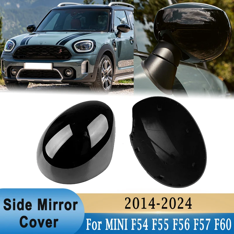 

Крышка зеркала заднего вида на дверное крыло для MINI Cooper F54 F55 F56 F57 F60 2014-2024 Clubman Countryman Hatchback с левым рулем