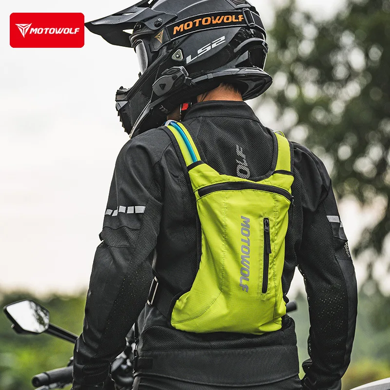 

Motowolf New Motorcycle Water Bag 2L Outdoor Portable Biker Hydration Backpack Summer Water Reservoir Motorbike Water Bladder