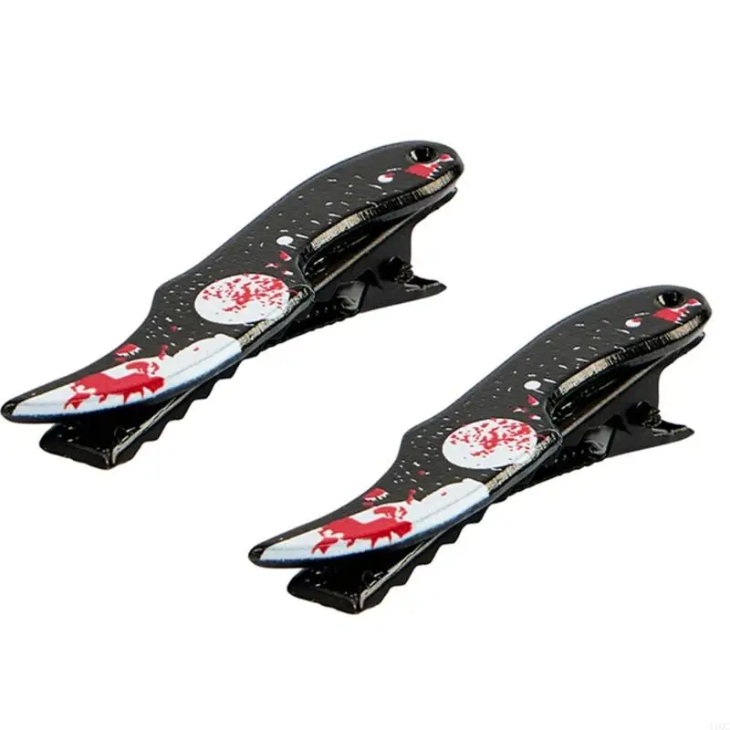 2025 New Terror Charm Bloody Blade Hair Clip Party Hair Barrette Headdress For Halloween Makeup And Cosplay Outfits